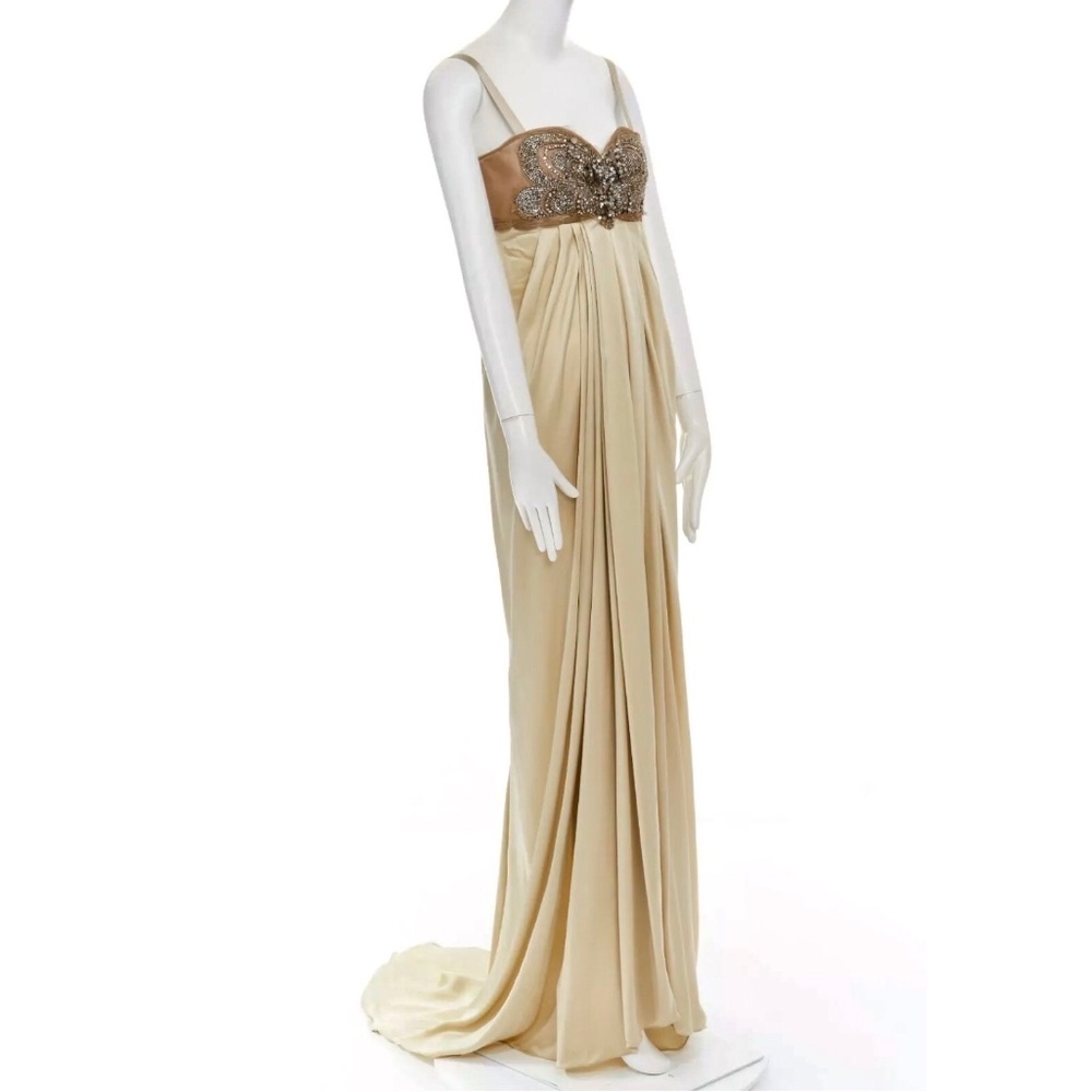 LANVIN Stunning Silk Jewel Dress sz36FR / XS - Picture 4 of 7
